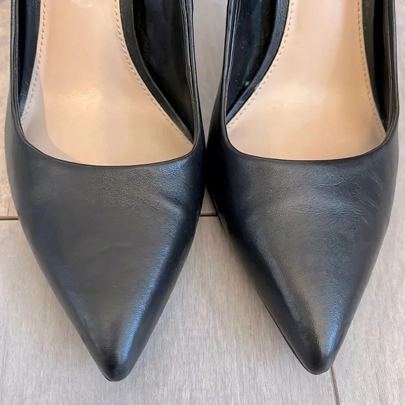 VINCE CAMUTO NWOT Nappa Leather black Heels, size 7.5 - Picture 6 of 8